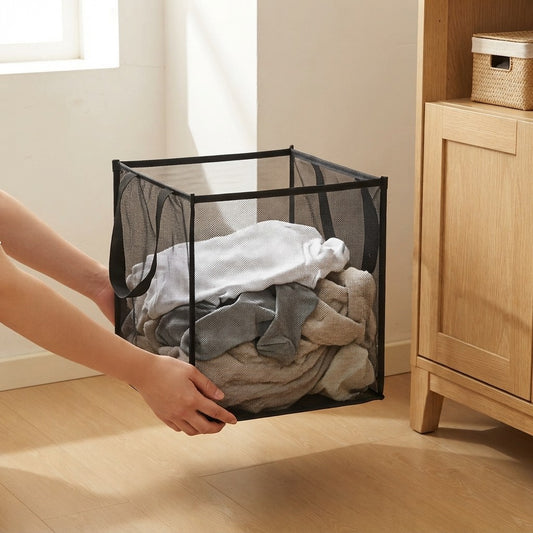 Foldable Mesh Laundry Basket